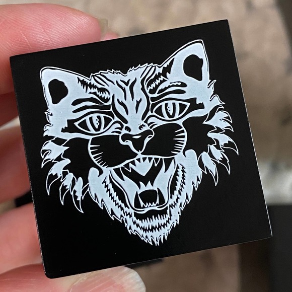 GUCCI Tiger Cat Ink Stamps Collection RARE! NEW Gift Drawer Box Anger Forest - Picture 3 of 7